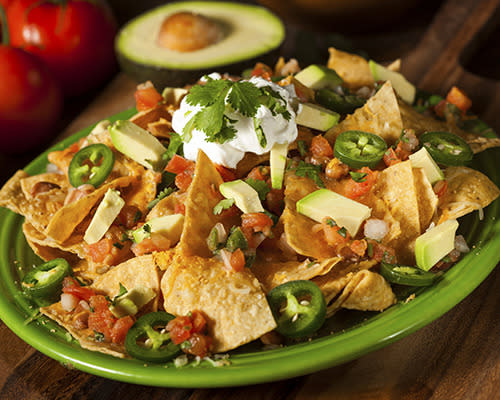 These healthy nachos are the perfect snack for a late-night study session.