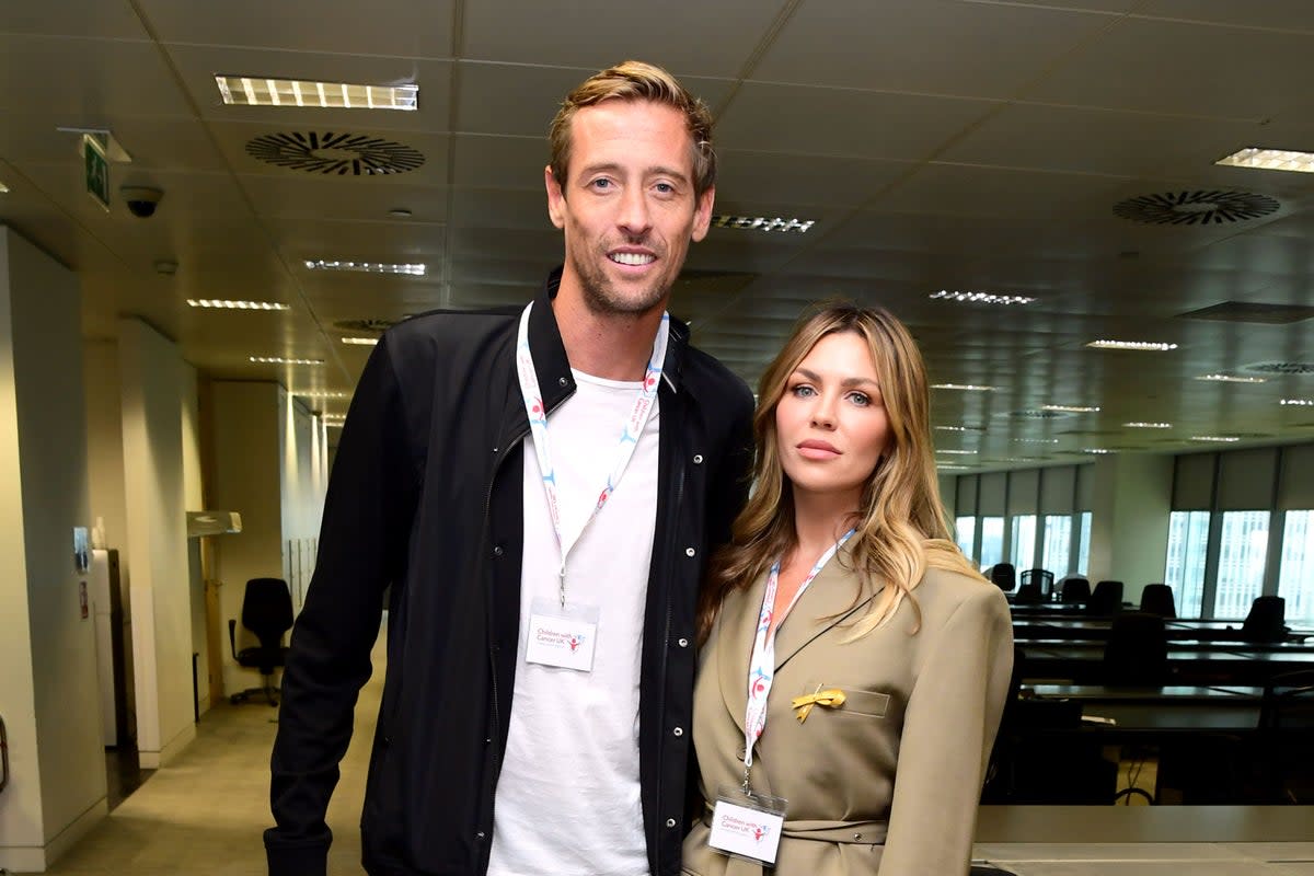 Abbey Clancy and Peter Crouch have opened up for the documentary(Ian West/PA) (PA Archive)