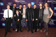 NEW YORK, NY - APRIL 23: (L-R) Actors Kyle Gallner, Brad William Henke, Daniel Frandson, Matthew Gray Gubler,Director Jaffe Zinn, Scott Glenn, Will Estes, Johnny Lewis and Alison Elliott attend the premiere of "Magic Valley" during the 2011 Tribeca Film Festival at Clearview Cinemas Chelsea on April 23, 2011 in New York City. (Photo by Neilson Barnard/Getty Images)