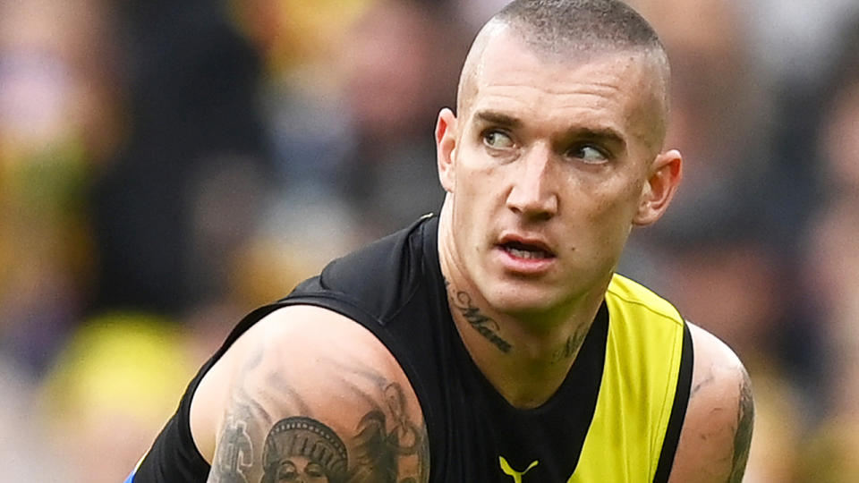 Dustin Martin has earned the blessing of Richmond coach Damien Hardwick to seek a move away from Melbourne, should he choose to. (Photo by Quinn Rooney/Getty Images)