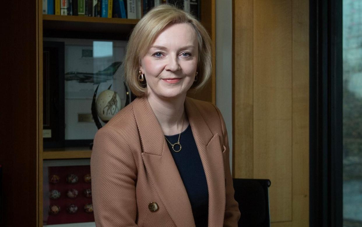 Liz Truss believes she was 'not given a realistic chance' of seeing her policies through - Geoff Pugh for The Telegraph