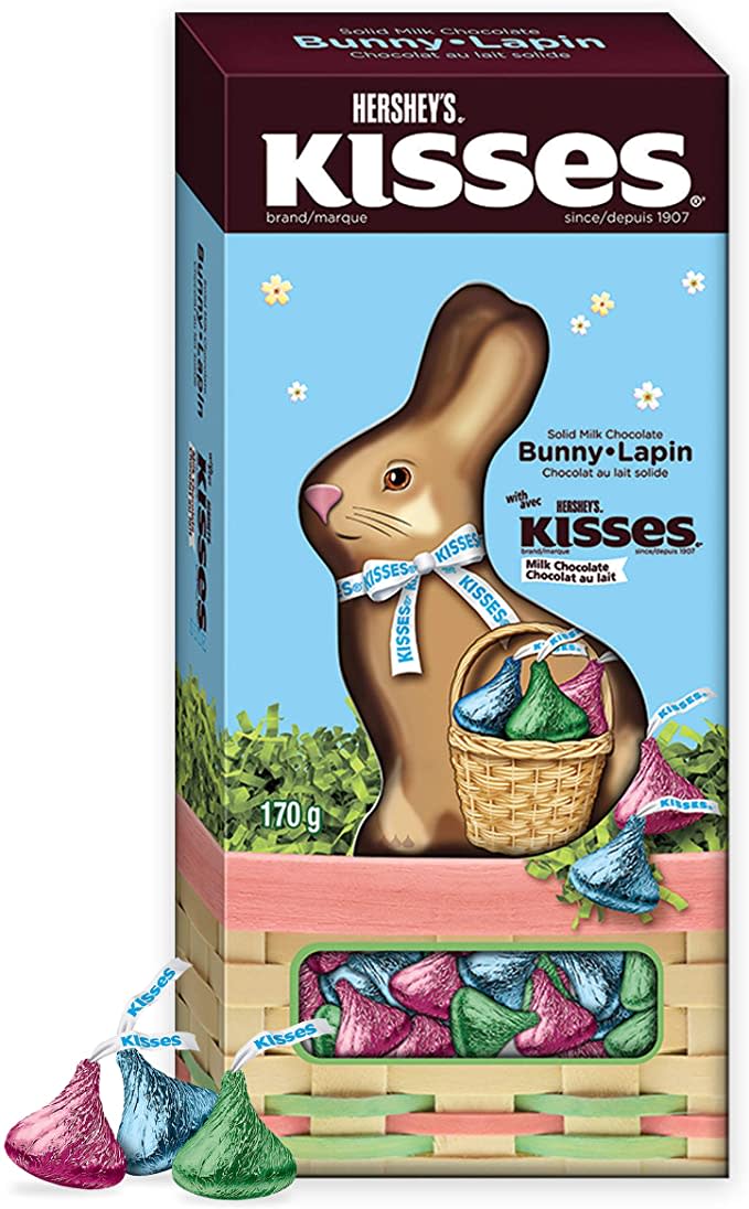 HERSHEY'S Chocolate Easter Bunny. Image via Amazon.