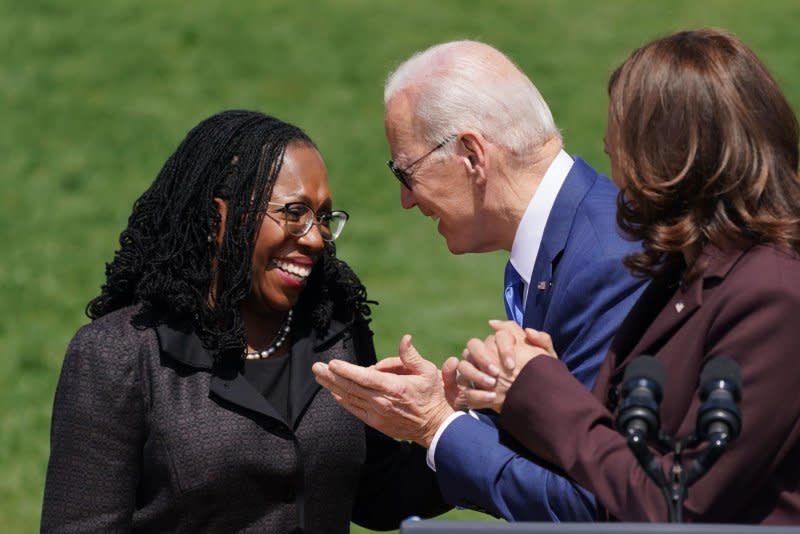 The Senate last month confirmed President Joe Biden's 200th judge -- a class that has included the first Black female Supreme Court justice, Ketanji Brown Jackson. File Photo by Leigh Vogel/UPI