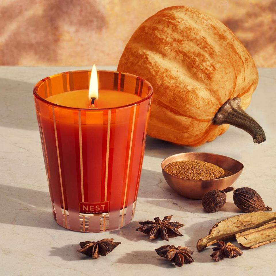 <p><a href="https://go.redirectingat.com?id=74968X1596630&url=https%3A%2F%2Fwww.nestnewyork.com%2Fproducts%2Fpumpkin-chai-classic-candle%2F&sref=https%3A%2F%2Fwww.bestproducts.com%2Fhome%2Fg37377249%2Fbest-pumpkin-candles%2F" rel="nofollow noopener" target="_blank" data-ylk="slk:Shop Now;elm:context_link;itc:0;sec:content-canvas" class="link ">Shop Now</a></p><p>Pumpkin Chai Classic Candle</p><p>nestnewyork.com</p><p>$48.00</p>