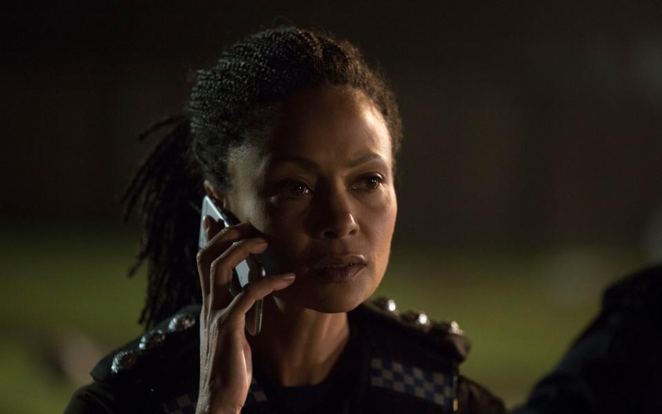 Thandie Newton in Line of Duty - Credit: BBC/Aidan Monaghan