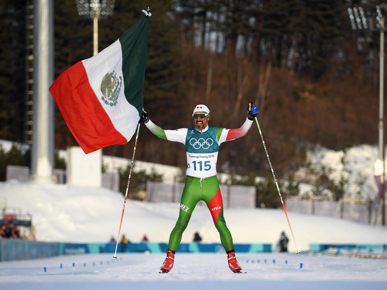 German Madrazo finished the race in style: Getty