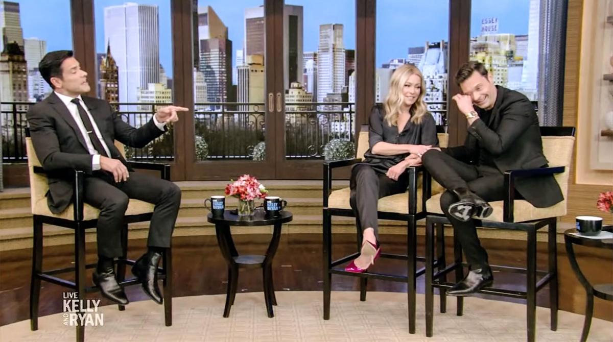 Ryan Seacrest Cries On Live With Kelly And Ryan As Mark Consuelos Honors Him As His Brother 6383