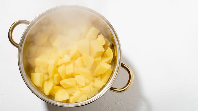 Boiled potatoes