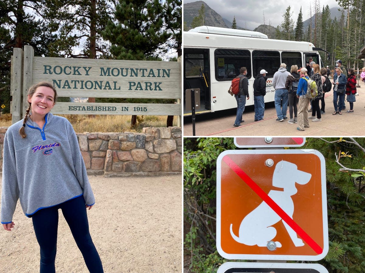 From no dogs allow to trollies, the author found 13 things surprising about her first trip to Rocky Mountain National Park.