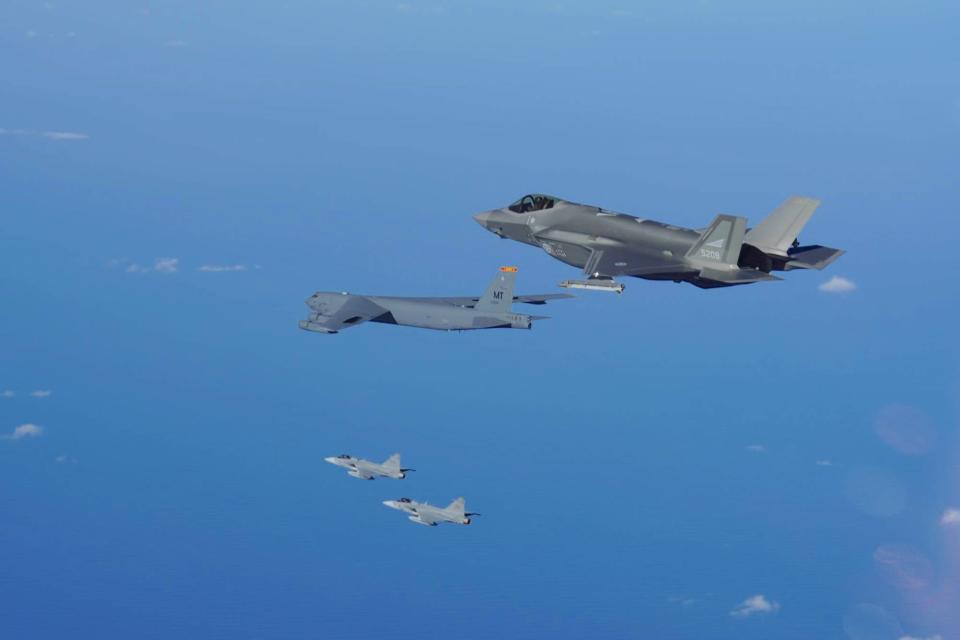 Norway Sweden F-35 JAS 39 Gripen B-52