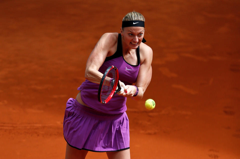 Petra Kvitova of the Czech Republic is the tenth seed in the women's draw. (REUTERS/Andrea Comas)