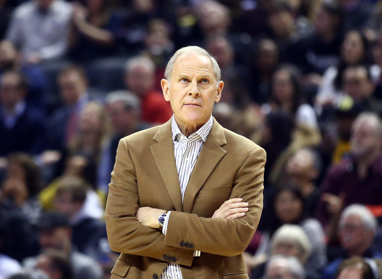 Cavaliers head coach John Beilein is expected to keep his job after calling players "thugs." (Photo by Vaughn Ridley/Getty Images)