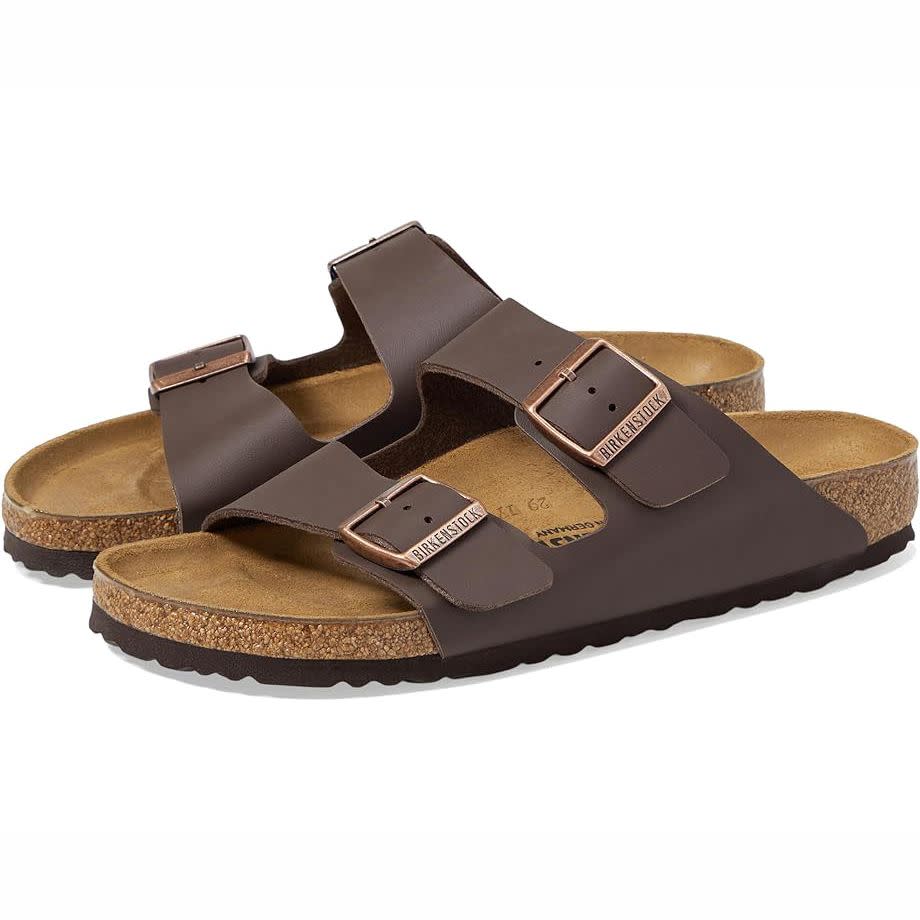 <p><a href="https://go.redirectingat.com?id=74968X1596630&url=https%3A%2F%2Fwww.zappos.com%2Fp%2Fbirkenstock-arizona-birko-flor-unisex-brown-birko-flor%2Fproduct%2F7209856&sref=https%3A%2F%2Fwww.prevention.com%2Fbeauty%2Fstyle%2Fg60471031%2Fbest-sandals-plantar-fasciitis%2F" rel="nofollow noopener" target="_blank" data-ylk="slk:Shop Now;elm:context_link;itc:0;sec:content-canvas" class="link ">Shop Now</a></p><p>Arizona</p><p>zappos.com</p><p>$110.00</p><span class="copyright">Birkenstock</span>