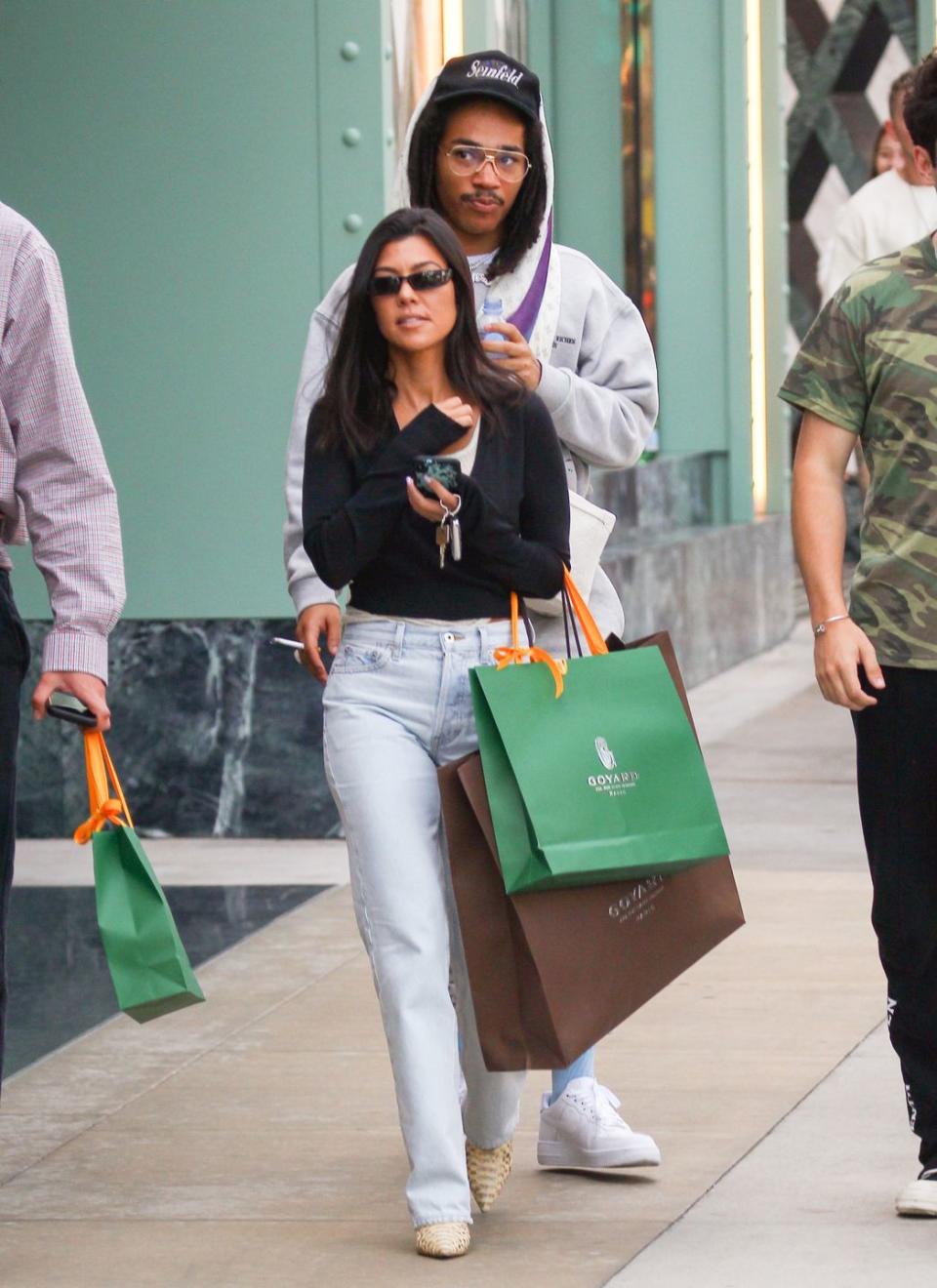 Then: Kourtney Kardashian & Luka Sabbat