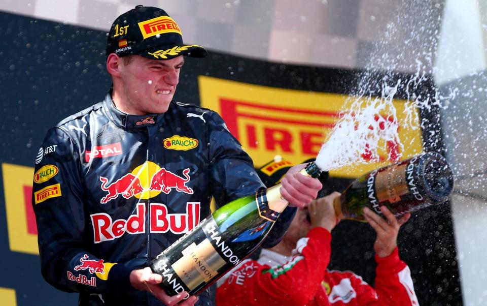 Max Verstappen winning 2016 Spanish grand prix - GETTY