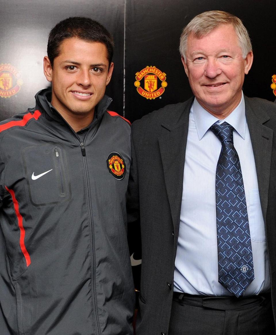 Javier Hernandez believes Manchester United won the lottery with Sir Alex Ferguson (Martin Rickett/PA) (PA Archive)