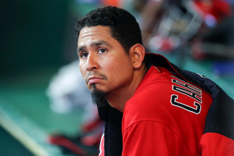 Monday’s showing is a great sign for Carlos Carrasco’s baseball future and, more importantly, his health. (Getty)