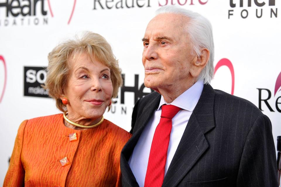 <p>Buydens and Douglas arrive at the Heart Foundation Gala in Hollywood. </p>