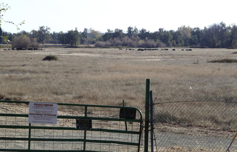 A view of Strawberry Fields just south of Redding where the Redding Rancheria wants to build a new casino alongside Interstate 5.