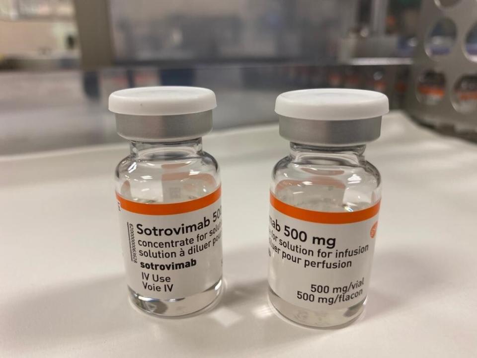 Undated handout photo of of the drug sotrovimab. Issue date: Thursday December 2, 2021.