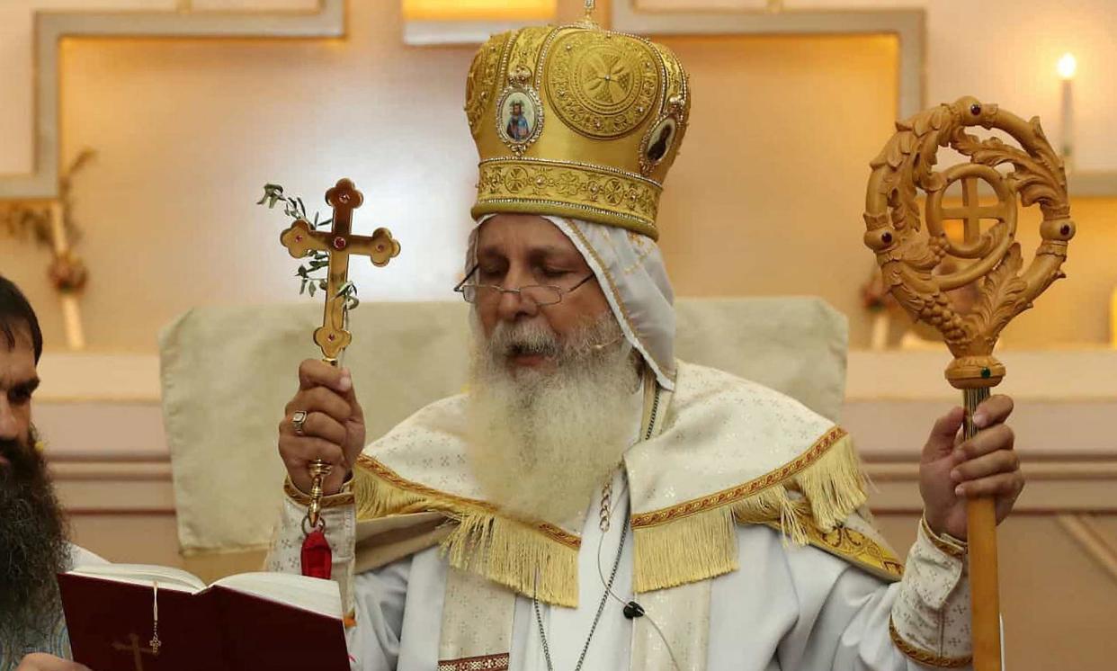 <span>Bishop Mar Mari Emmanuel.</span><span>Photograph: AAP/Reuters</span>