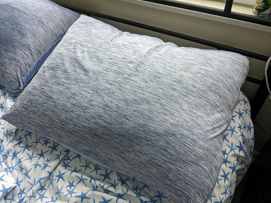 A pair of cooling pillowcases