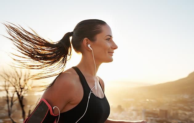 Long distance running was deemed bad for the face. Source: Getty