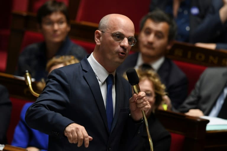 Education Minister Jean-Michel Blanquer had decried "repeated attacks on the French language."