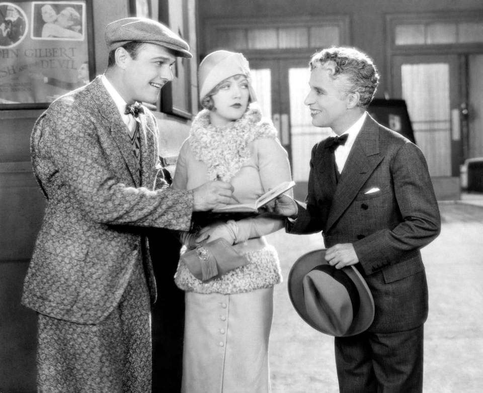 William Haines and Marion Davies meet an out-of-costume Charlie Chaplin (right) in 'Show People' (1928), a classic silent comedy to be screened with live music on Wednesday, June 19 at 7 p.m. at the Leavitt Theatre, 259 Main St. Ogunquit, Maine. Admission is $15 per person; the Leavitt's full dinner menu and bar service will be available during the program. For more info, call (207) 646-3123 or visit www.leavittheatre.com.