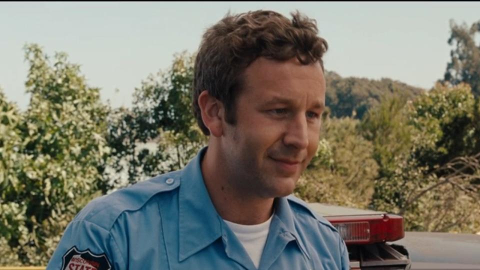 Chris O'Dowd smiling in Bridesmaids.