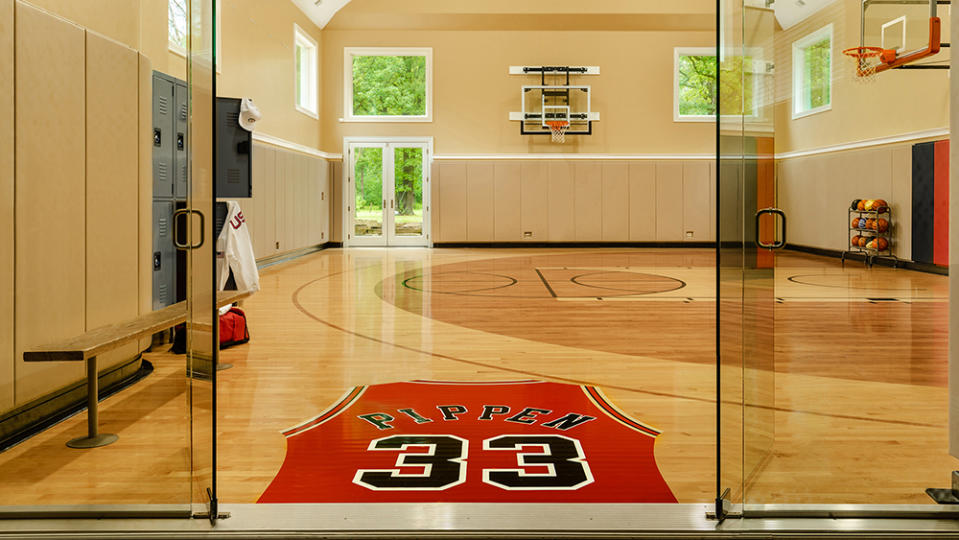 The basketball court. - Credit: Airbnb