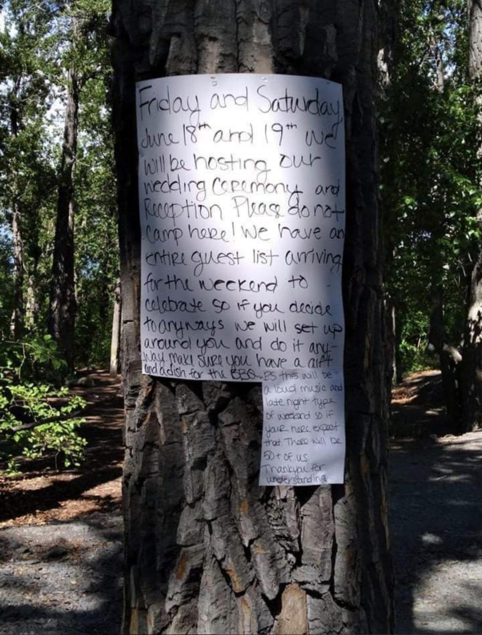 Note on tree about party