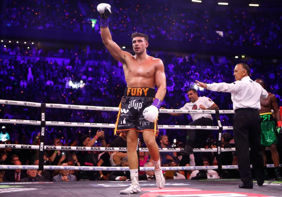 Fury was judged the winner by majority decision in a controversial ending to the night (PA)