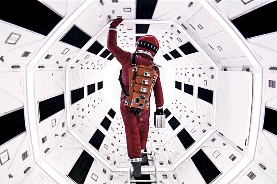 史丹力庫柏力克經典電影，於1968年上映的《2001太空漫遊》劇照。
