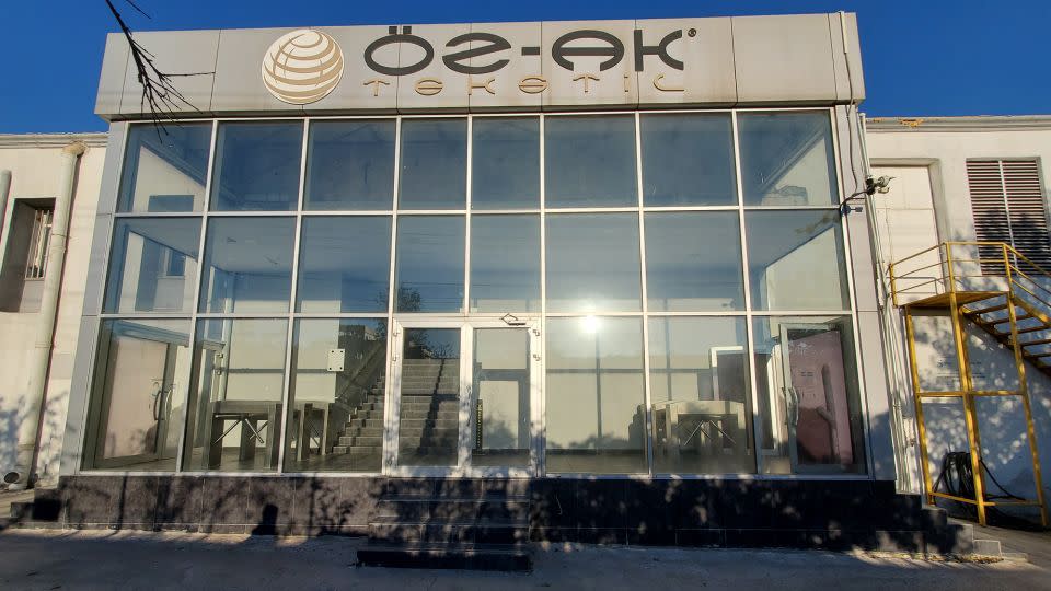 The Ozak Tekstil factory in Sanliurfa, Turkey, in December 2023. - Obtained by CNN