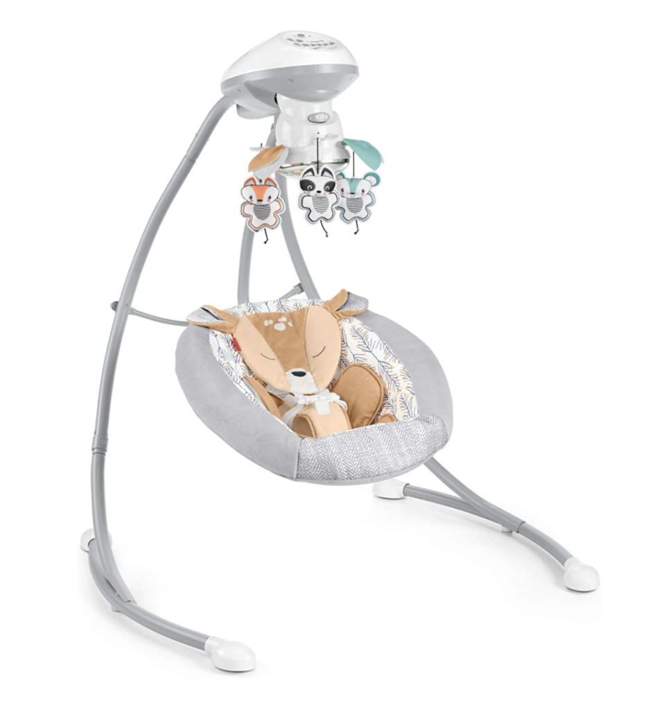 Fisher-Price Deluxe Cradle 'n Swing in Fawn Meadows (Photo via Amazon)