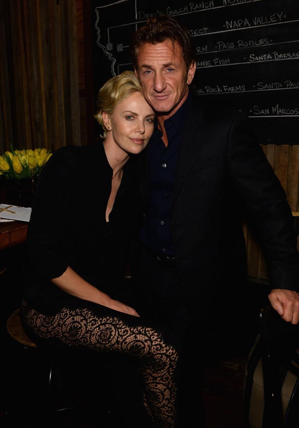 Charlize Theron and Sean Penn, 2014–15