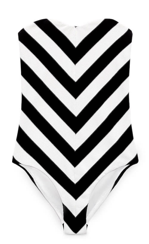 Zara Striped Barbie Mattel Swimsuit