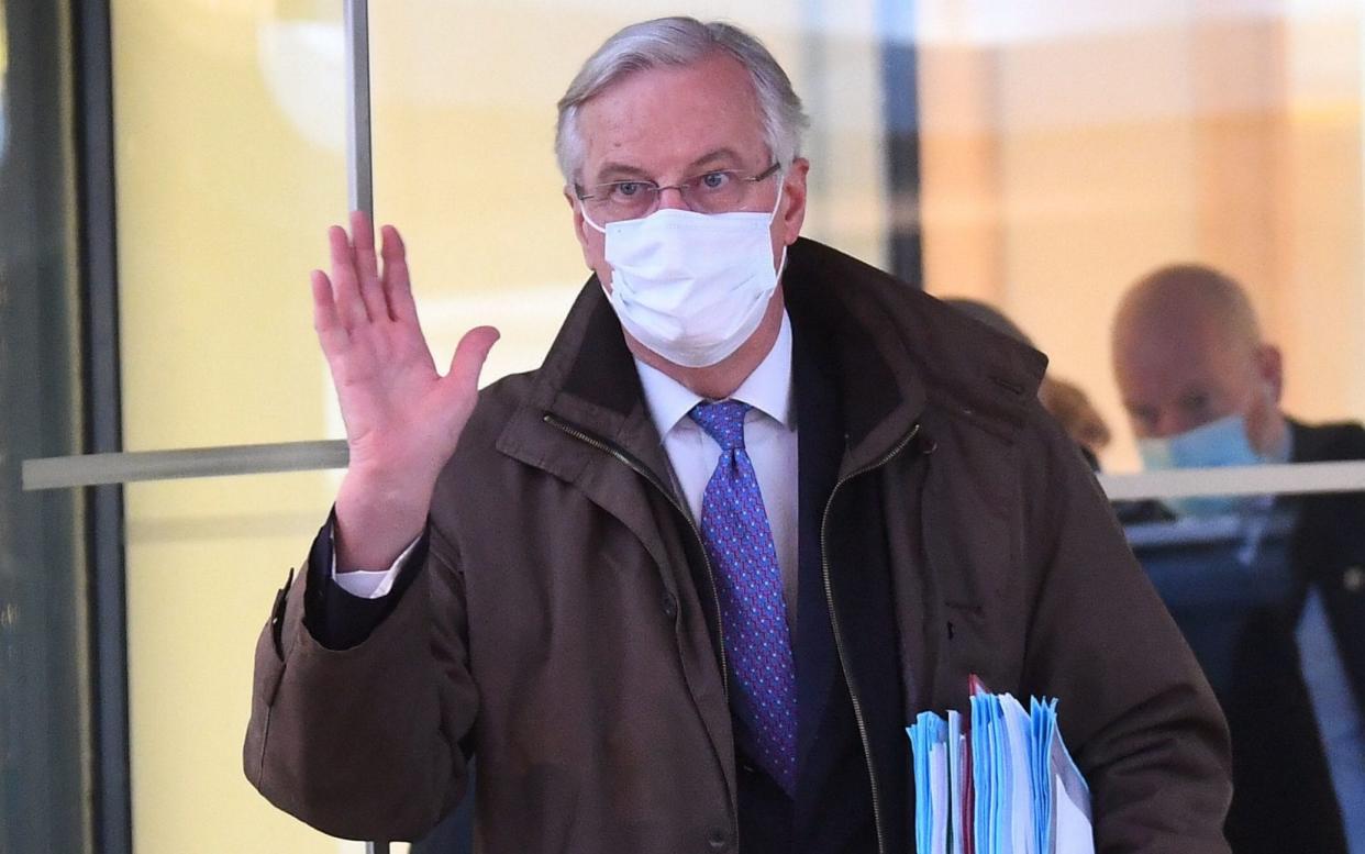 EU's chief negotiator Michel Barnier in Westminster on Saturday