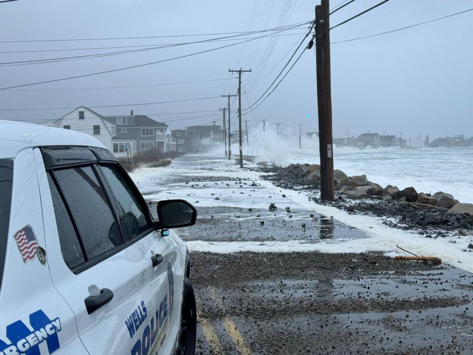 Flooding in Wells, Maine