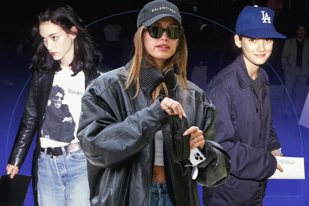 Hailey Bieber Has Been Dressing Just Like Old School Winona Ryder