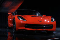 The 2014 Chevrolet Corvette C7 debuts in Detroit.