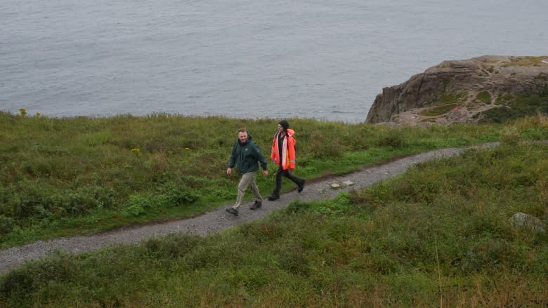 'I've got a few selfies': First time hiker in good spirits after getting stuck on Signal Hill