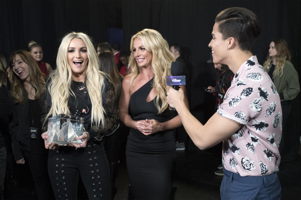 Jamie Lynn Spears with her sister Britney Spears