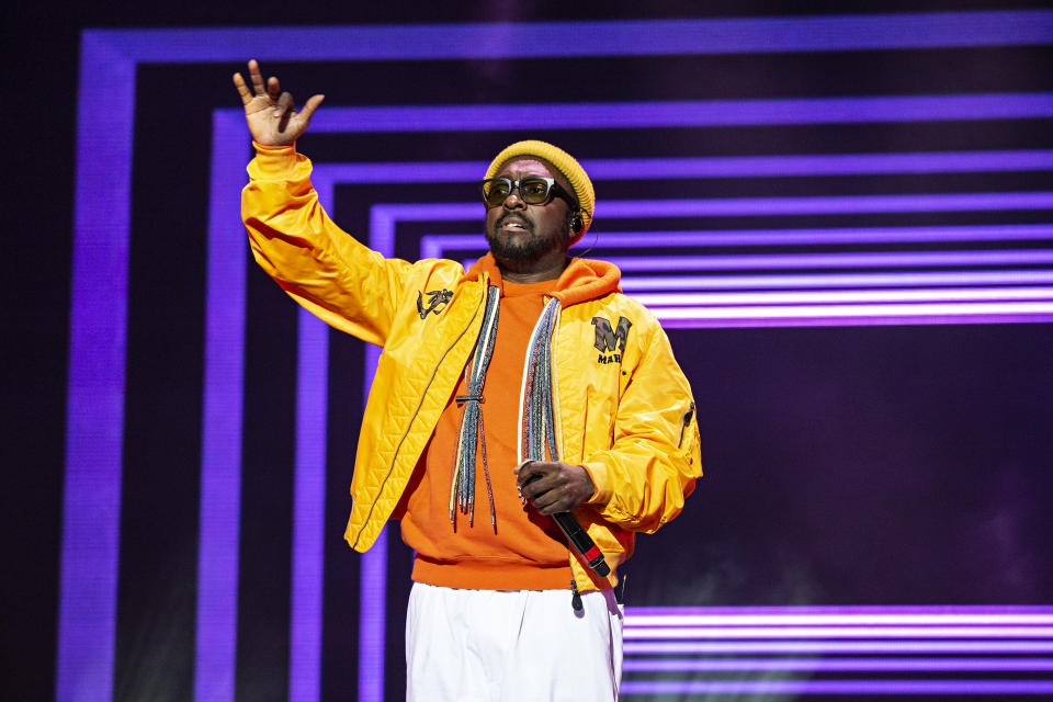 Will.i.am of the Black Eyed Peas seen at KAABOO Texas at AT&T Stadium on Saturday, May 11, 2019, in Arlington, Texas. (Photo by Amy Harris/Invision/AP)