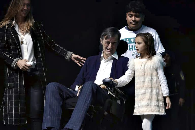 Esteban Bullrich en el evento "La vida es hoy", en el Movistar Arena (Archivo)