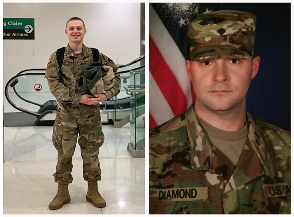 <strong><br>Casualties of the Home Front </strong>Matthew Disney (left) and Joshua Diamond (below) were found dead in their barracks after taking a fake Percocet that had been laced with fentanyl. According to a set of casualty reports obtained by <em>Rolling Stone, </em>at least 14 — and as many as 30 — Fort Bragg soldiers have died in this way since the start of 2020. “All these deaths are happening in the same way, and no one is talking about it,” says Racheal Bowman, Disney’s mom. “It’s all swept under the rug.”