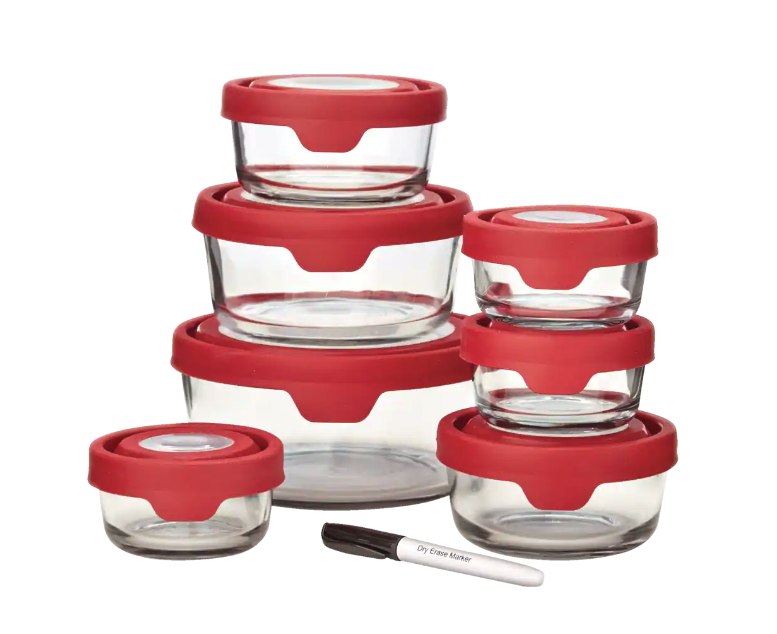 Anchor Hocking Premium True Seal Storage Set. Image via Canadian Tire.