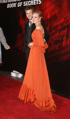 Joshua Jackson and Diane Kruger at the New York City premiere of Walt Disney Pictures' National Treasure: Book of Secrets