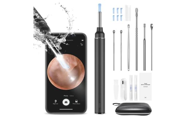 Clear Out Your Ears With the GPEESTRAC Ear Wax Removal Otoscope